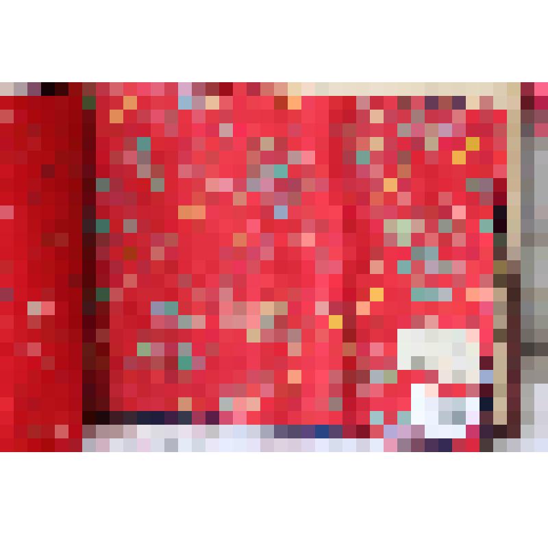 Образец сатина набивного вытравной печати, в альбоме