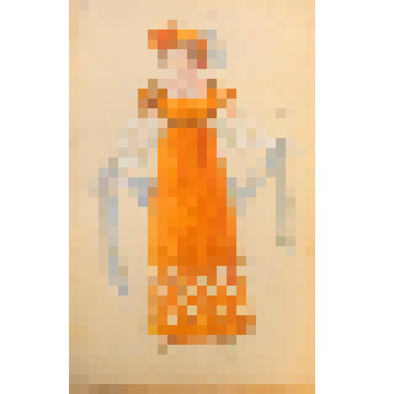 Эскиз костюма. Женский персонаж. "Горе от ума" (Режиссер Б.Н Норд). Москва, Госцентюз