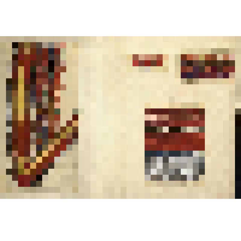 Зарисовки орнамента рубахи. Из альбома "Орнамент русской народной женской одежды. Женская одежда средне-русской полосы. Отдельные предметы одежды и детали орнамента. Часть III."