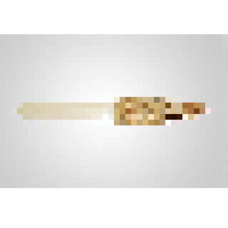 Нож костяной с изображением на рукоятке парусника и сцен из жизни народов Севера