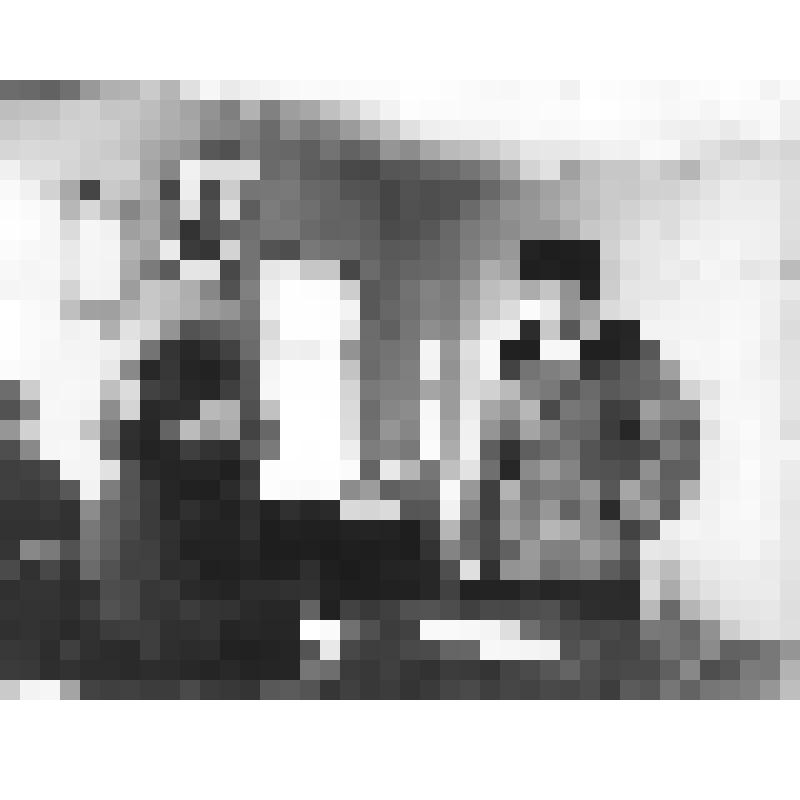 Фотография чёрно-белая. В кабинете начальника