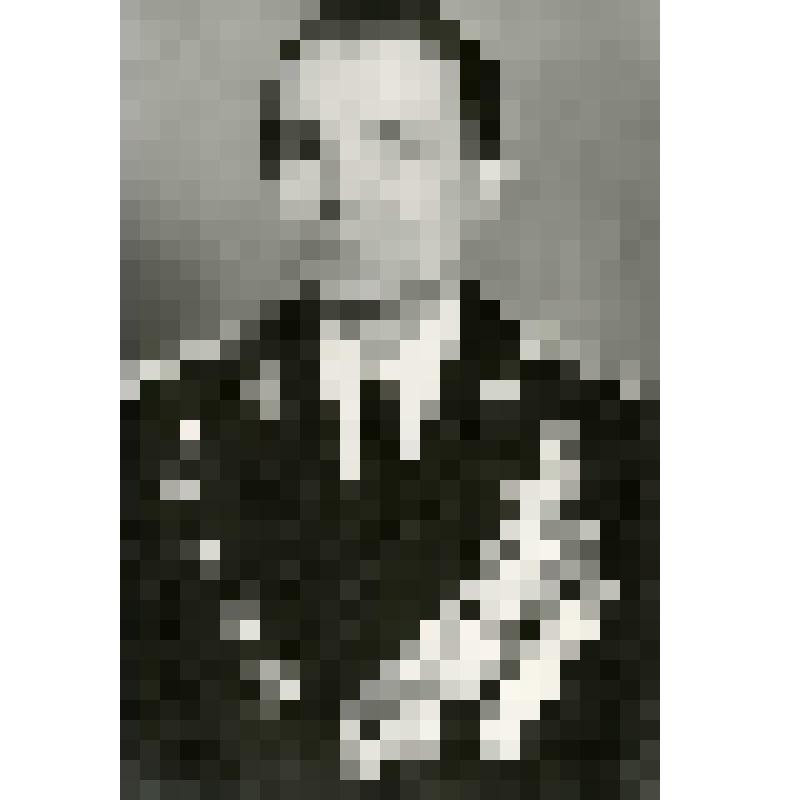 Фотография ч/б. Зеленов Марк Петрович, ветеран Великой Отечественной войны, офицер разведки