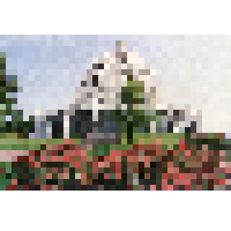 Открытка. Дом Поклонения бахаи в Европе. Расположен в окрестностях Франкфурта-не Майне, Германия