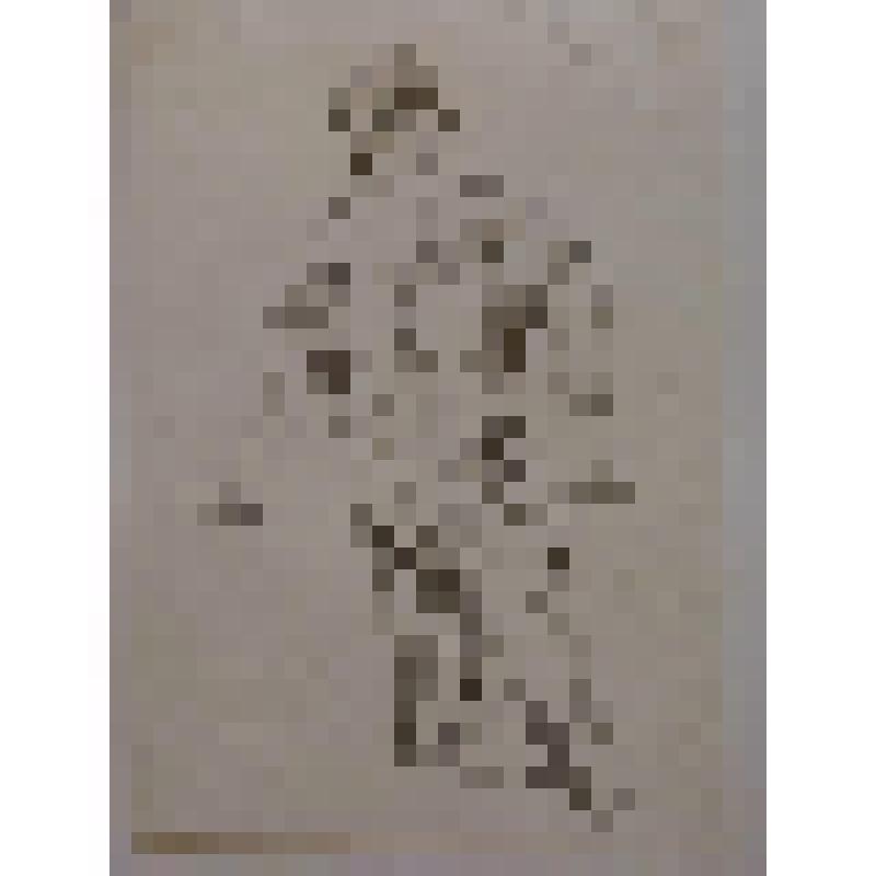 Эскиз мужского костюма. Хор. "История лошади" (Инсценировка по рассказу Л.Н. Толстого "Холстомер". Пост. 1975 г. Реж.-пост.: Товстоногов Г.А. Реж.: Розовский М.Г. Стихи: Ряшенцев Ю.Е. Муз. оформл.: Розовский М.Г., Веткин С.Е. Муз. руковод.: Розенцвейг С.Е