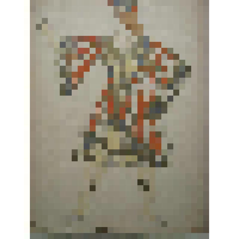 Эскиз мужского костюма. Молодой человек. "Риголетто" (Режиссёрский план К. С. Станиславского (постановка 1938-39, работал до своей кончины). Режиссёр – П. И. Румянцев. Дир. А. В. Алевладов.). Москва, Государственный оперный театр имени К. С. Станиславског