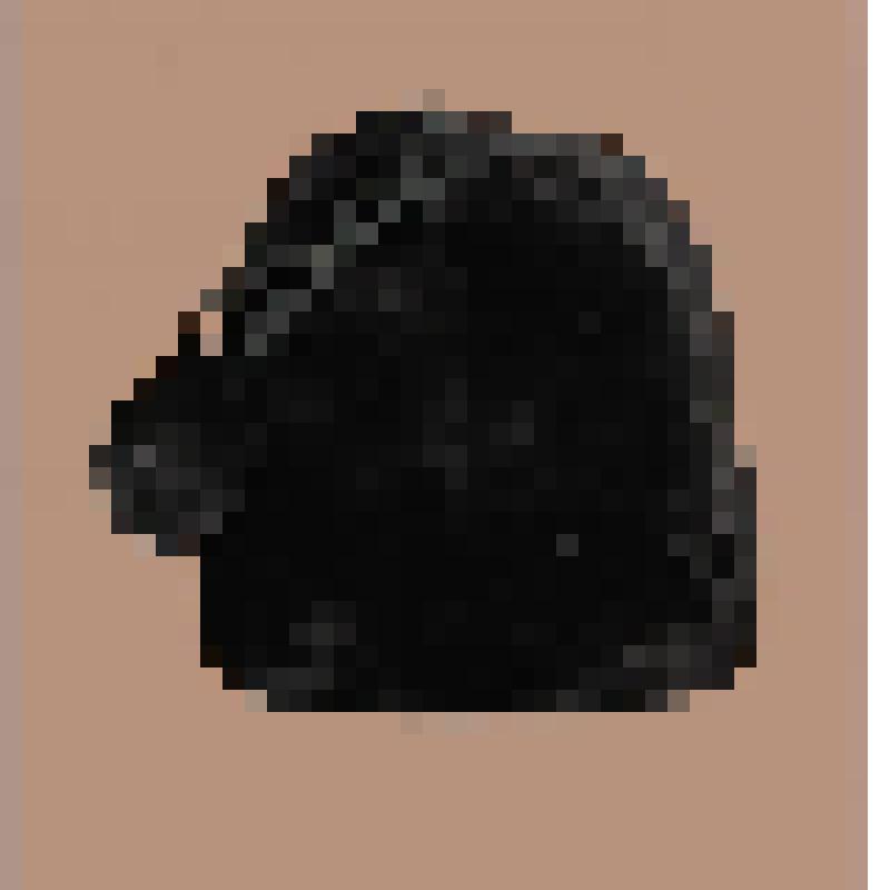 Одежда XIX-XX вв. Шапка цигейковая детская, черного цвета, с помпоном