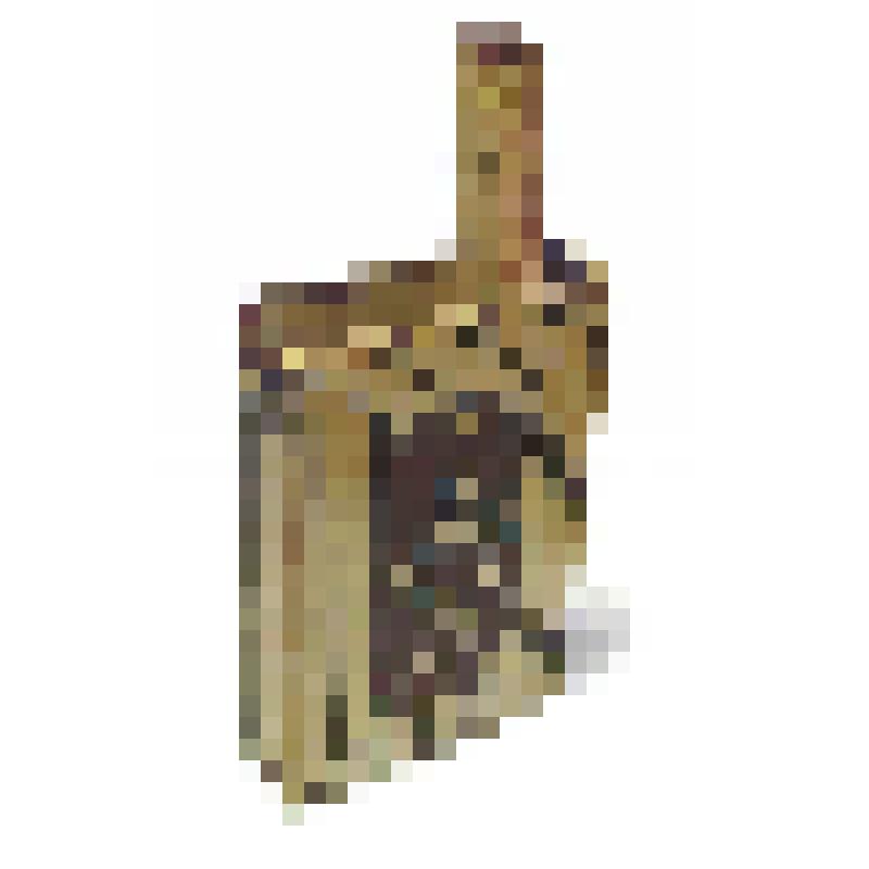 Портсигар деревянный с инкрустацией соломкой