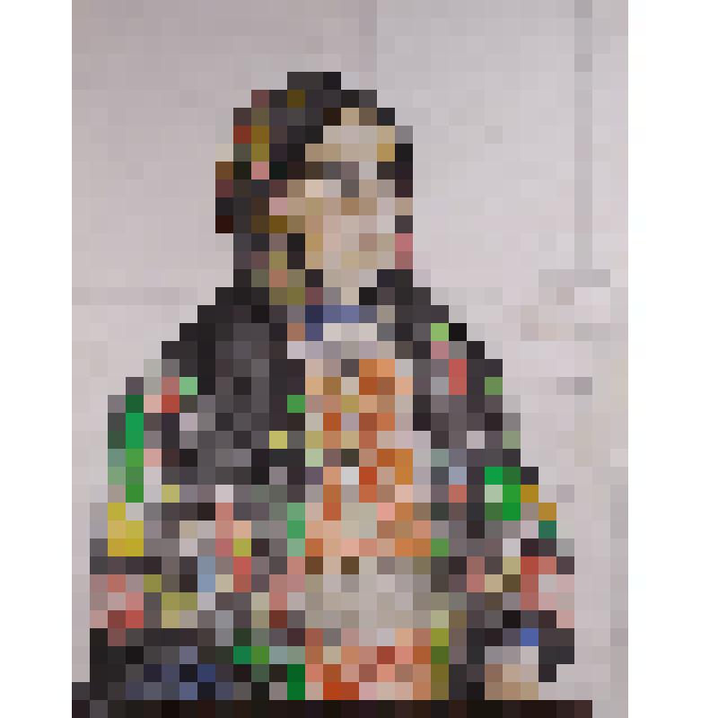 Башкирка в национальной одежде