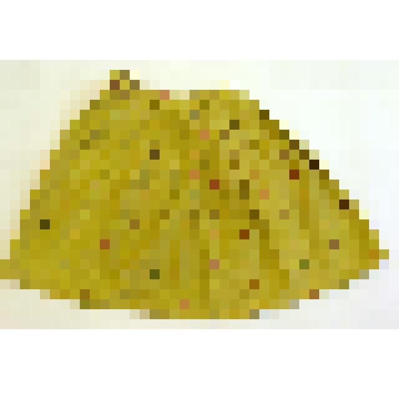 Юбка домотканная шерстяная русская: на желтом поле цветные розетки в технике ткачества на одной дощечке