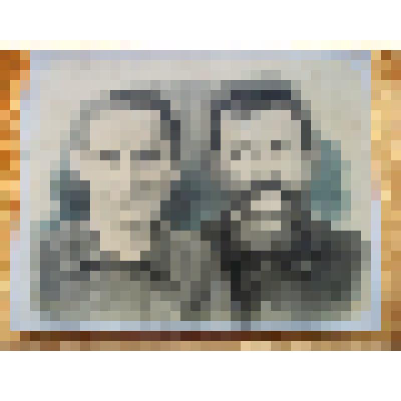Фотопортрет  Середина Ефрема Стефановича, ветерана Великой Отечественной войны вместе с супругой Серединой Матреной Ильиничной