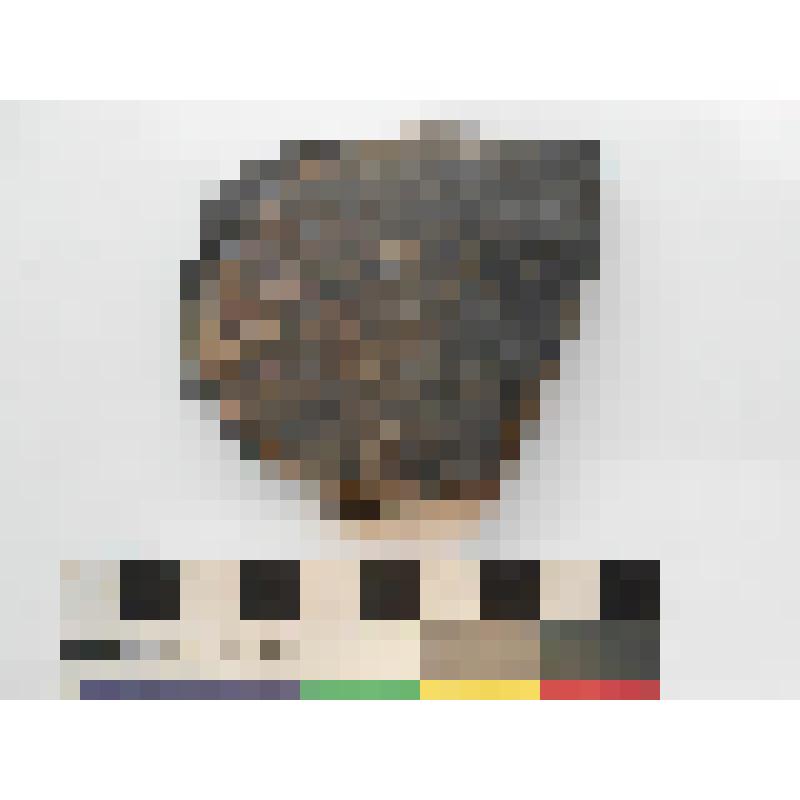 Археология. Фрагмент венчика сосуда не орнаментированный. Верхний край венчика прямой