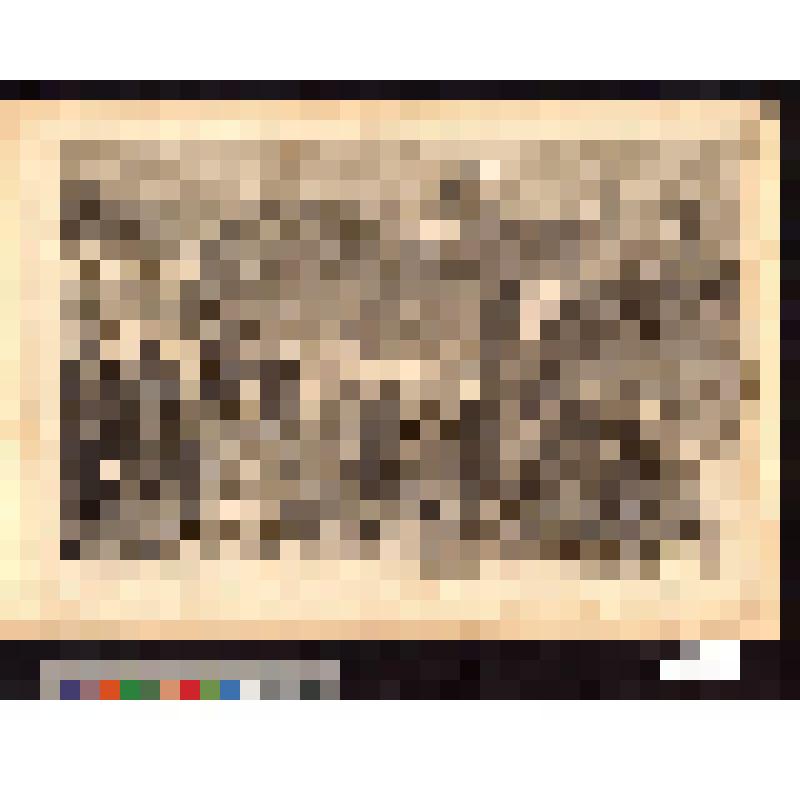 Лист из журнала "Illustrirte Kriegs-Chronik". Разрушение французских батарей при Мон-Аброне. Demolirung Franzosicher Batterien auf dem Mont-Abron