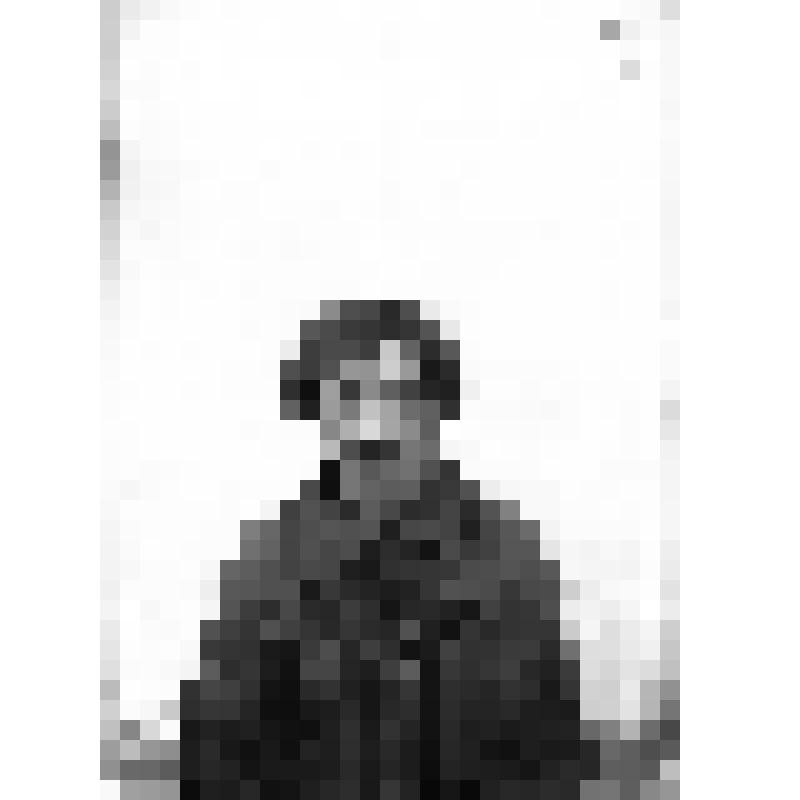 Негатив на стекле:  Улус Сагайчи по речке Биря. Орешков Николай, сагаец II половины рода 35 лет в  an face