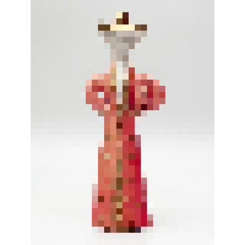 Игрушка абашевская-свистулька "Барыня с уткой"