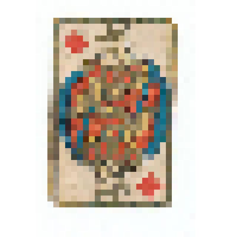 Король бубен, из колоды карт игральных, миниатюрных 