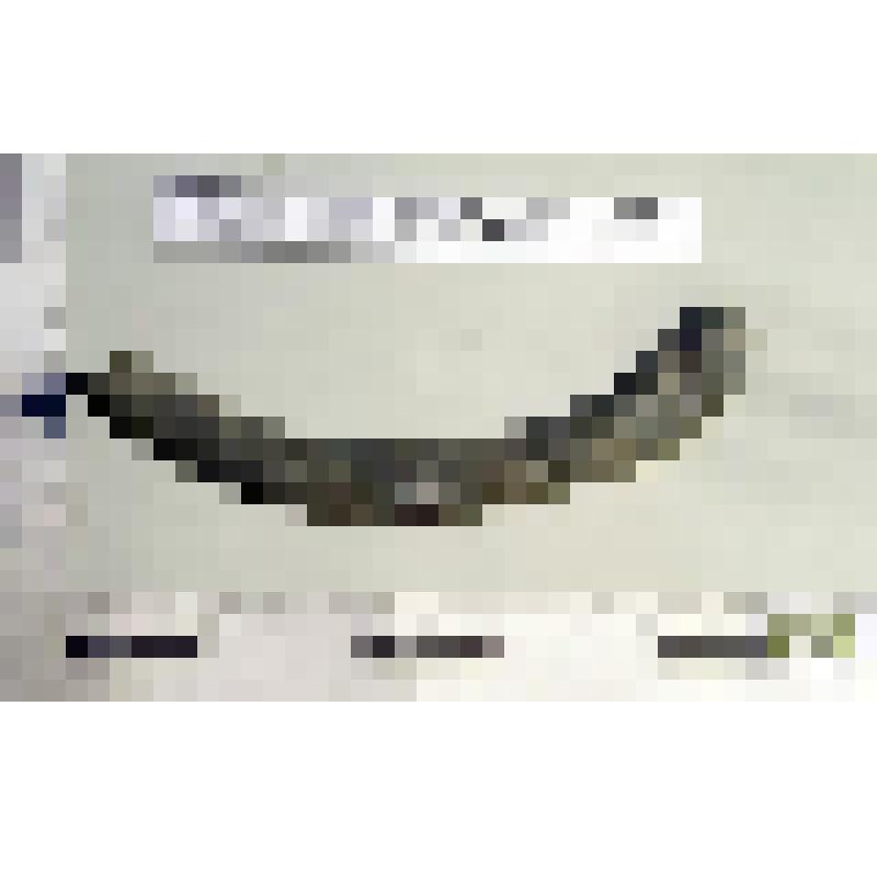 Браслет темный, витой, непрозрачный с фрагментом желтого перевитья