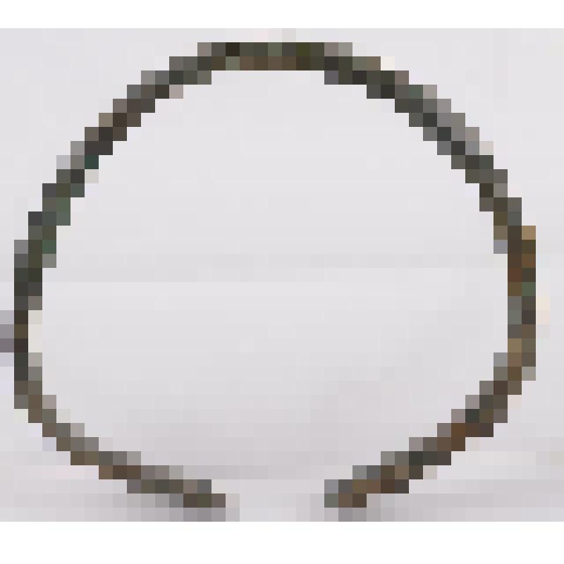 Браслет детский неправильно-яйцевидной формы, из уплощенной заготовки с сечением формы вытянутого овала