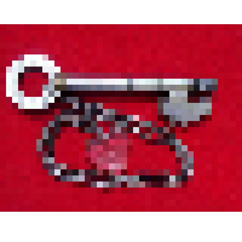 Зажигалка бензиновая в  виде ключа с цепочкой и брелком в виде сердечка