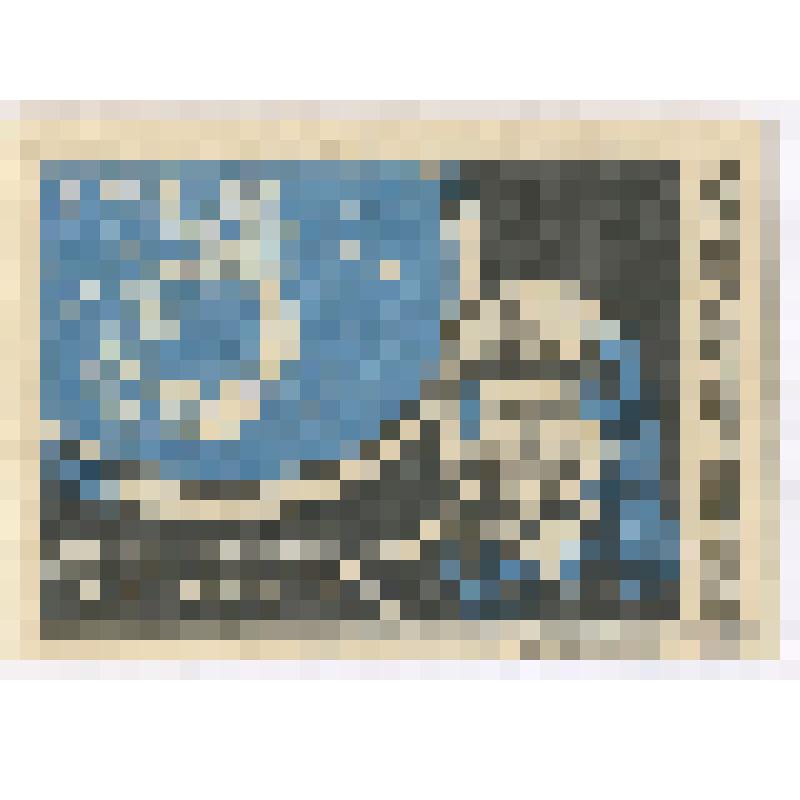 Этикетка спичечная "6.VIII.1961 г. Летчик-космонавт Г.С. Титов". (Освоение космоса)