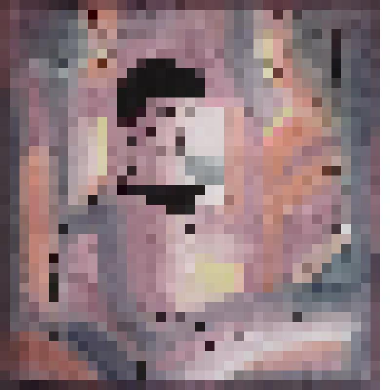 М.А.Врубель. Из серии "Художники". Рисунок