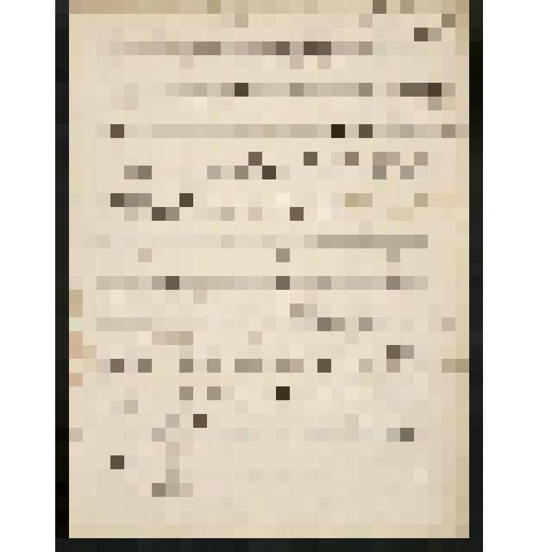 Музыкальная рукопись. Кастальский А.Д. "Братское поминовение": № 13 "Какая сладость" ("Dies irae").  Партии инструментов симфонического оркестра (скрипок, виолончелей, трубы, органа и фортепиано)