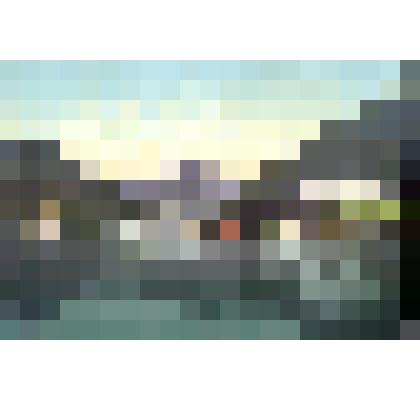 Новый Афон. Общий вид с моря. Открытка