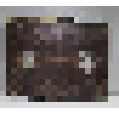 Портфель кожаный коричневого цвета, с двумя застежками