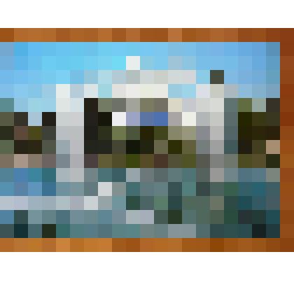 Цветная открытка "Павильон "Профессионально- техническое образование" из комплекта открыток "ВДНХ СССР" в обложке