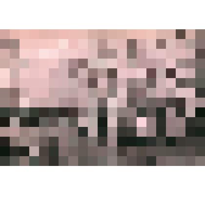 Негатив ч/б "Праздничные колонны на улице Мира и Первомайской"