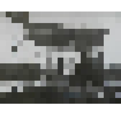 Фотография чёрно-белая. Лесопромышленный комплекс в районе Лазо «Сукпайский».Ангар для автомобилей (период строительства)