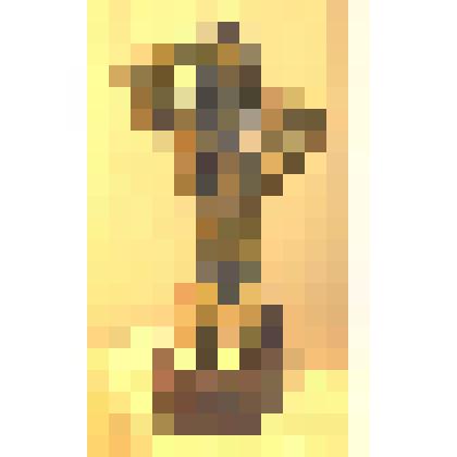 Призовая статуэтка «Орфей» российской национальной телевизионной премии за высшие достижения в области телевизионных искусств «ТЭФИ». Вручена в 2000 г. Леонтьевой Валентине Михайловне, диктору и ведущей Центрального телевидения (номинация «За личный вклад