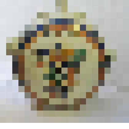 Фляга декоративная майоликовая