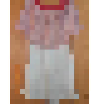 Платье детское домотканное с короткими рукавами