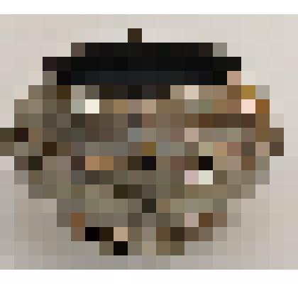 Сахарница из блестящего металла, без крышки, с витыми ручками