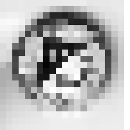 Значок нагрудный "Управе 10 лет. Крюково" (с изображением герба Управы района "Крюково") малый