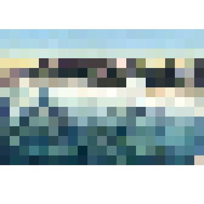 Кавказ. Сухуми. Прибой волн. Открытка