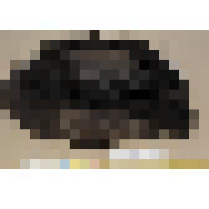 Шляпа С.А. Толстой из черной соломки, с широкими полями, черным страусовым пером