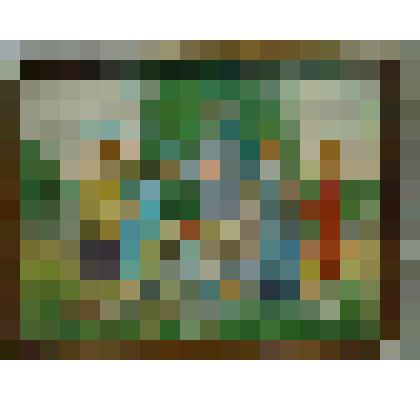 Картина. У могилы героя