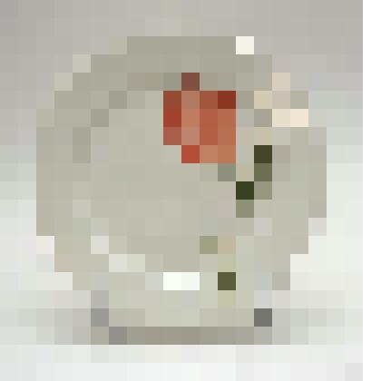 Тарелка столовая "Красный тюльпан"