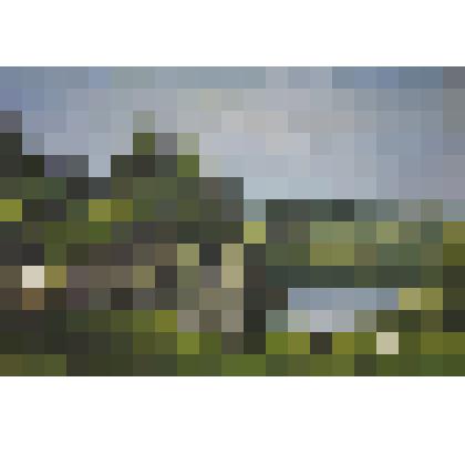 Картина "Сумерки" (Вид на озеро Глыбай)