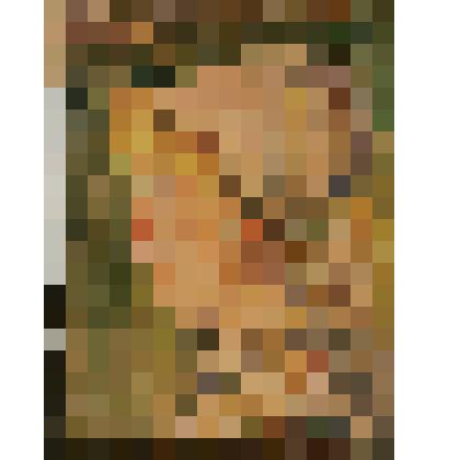 Акварель. Портрет девушки в косынке