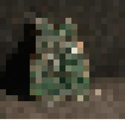 Изразец печной стенной рельефный зеленый. Фрагмент