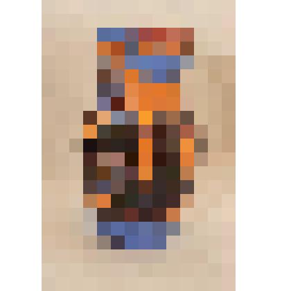 Ваза с поливным рисунком