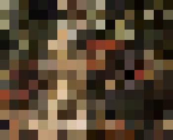 На покосе. В шалаше. 
Авторское повторение картины 1961г