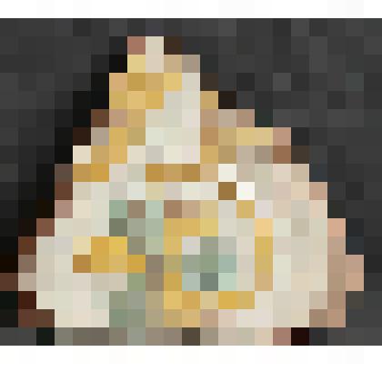 Изразец печной стенной рельефный полихромный. Фрагмент