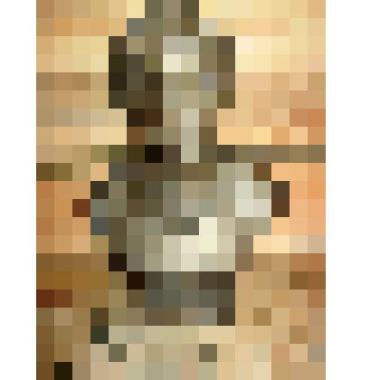 Скульптура  «Бюст  Ф.И.  Тютчева». Гипс тонированный 2003 г