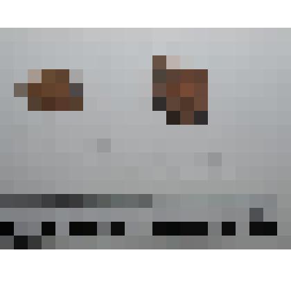 Два фрагмента сосудов. Один с козырьковым венчиком, рассечёным оттисками когтя, под ним налепной волнистый валик; второй фрагмент основания шейки с налепным валиком, разделённым надвое и рассечённым косыми оттисками когтя