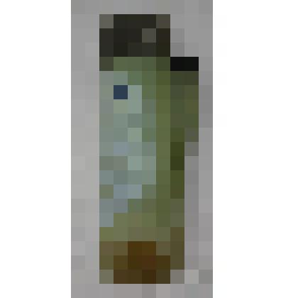 Зажигалка кремневая из пластмассы светло-зеленоватого цвета