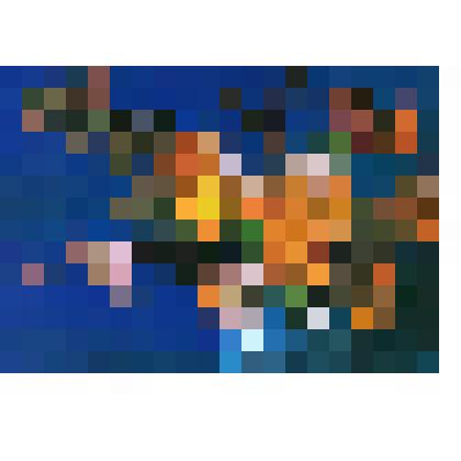 Букет цветов в голубой вазе. Карточка почтовая. Из комплекта: Коллекция почтовых карточек и художественных открыток 1950-1970-х гг