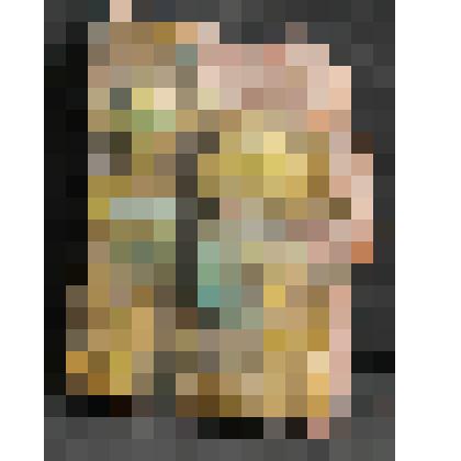 Изразец печной стенной рельефный полихромный. Фрагмент угловой